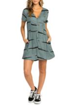 Women's Rvca Dawning Print Dress - Green