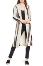 Women's Trouve Stripe Longline Jacket