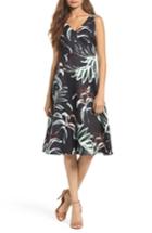 Women's Cooper St Rainforest Fit & Flare Dress - Black
