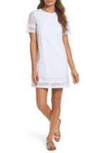 Women's Nsr Lace Shift Dress - White