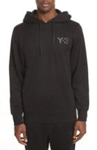 Men's Y-3 Logo Print Hoodie - Black
