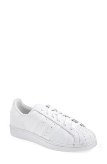 Women's Adidas 'superstar' Sneaker .5 Women's / 7.5 Men's M - White