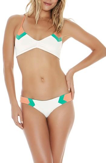 Women's L Space Baracuda Reversible Classic Hipster Bikini Bottoms - Ivory
