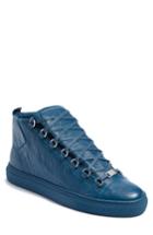 Men's Balenciaga Arena High Sneaker Us / 39eu - Blue