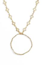 Women's Mad Jewels Catalan Hoop Pendant Necklace