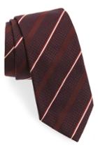 Men's Emporio Armani Stripe Silk & Wool Tie