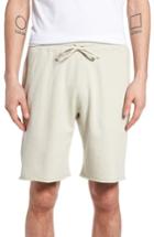 Men's Reigning Champ Raw Edge Drawstring Shorts, Size - Grey