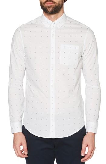 Men's Original Penguin Dobby Daisy Shirt - Blue
