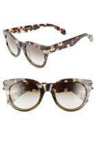 Women's Rag & Bone Core 50mm Cat Eye Sunglasses - Grey/ Black Spotted