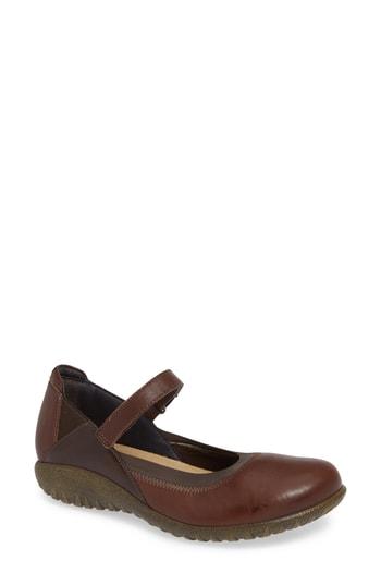 Women's Naot Kaoti Mary Jane Flat Us / 35eu - Brown