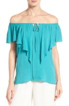 Women's Kobi Halperin Venetta Off The Shoulder Silk Blouse