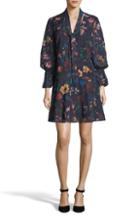 Women's Eci Burnout Jacquard Shift Dress - Blue