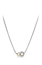 Women's David Yurman 'belmont' Curb Link Necklace With 18k Gold