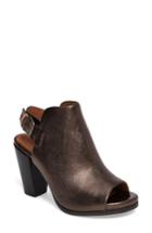 Women's Gentle Souls Shiloh Slingback Bootie Sandal .5 M - Metallic