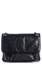 Saint Laurent Medium Niki Smooth Leather Shoulder Bag - Black
