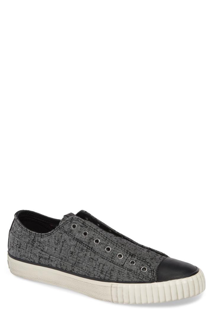 Men's John Varvatos Laceless Sneaker .5 M - Grey