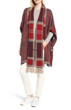 Women's Barbour Dunnit Cape, Size - Burgundy