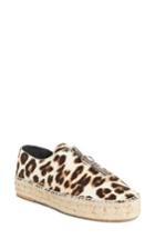 Women's Alexander Wang 'devon' Genuine Calf Hair Espadrille Flat Us / 36eu - Brown