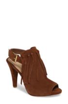 Women's Michael Michael Kors Kassidy Open Toe Bootie M - Brown