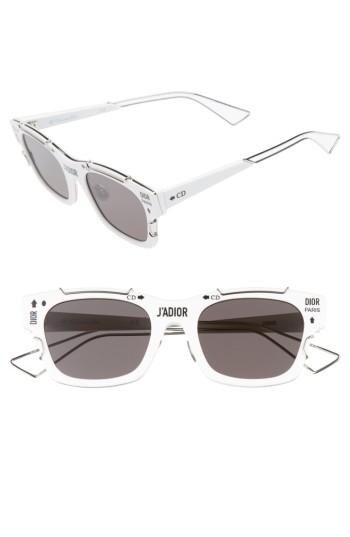 Women's Dior J'adior 51mm Sunglasses - White/ Silver
