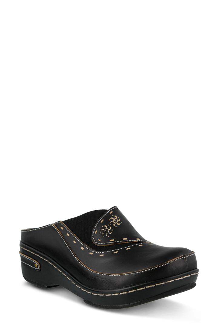 Women's L'artiste Chino Clog .5-8us / 38eu - Black