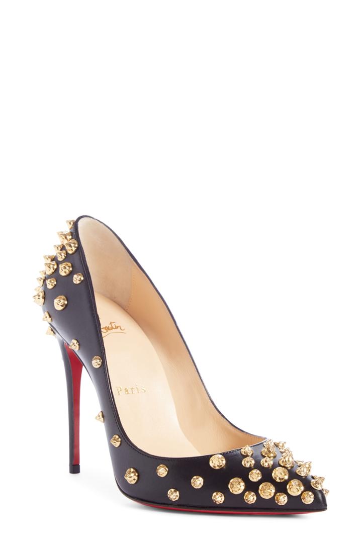 Women's Christian Louboutin Aimantaclou Spike Pump