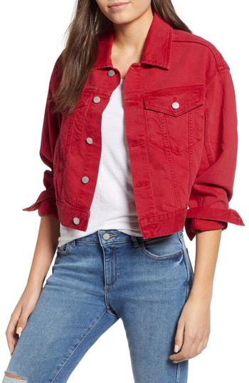 Women's Dl1961 Annie Crop Denim Jacket