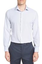 Men's W.r.k Trim Fit Stretch Dot Dress Shirt - White