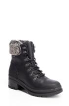 Women's The Original Muck Boot Company Liberty Alpine Waterproof Boot With Faux Fur Collar M - Black