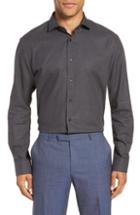 Men's 1901 Trim Fit Solid Dress Shirt - 32/33 - Grey
