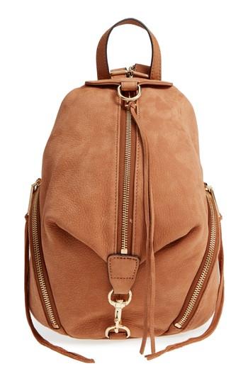 Rebecca Minkoff Medium Julian Nubuck Backpack - Brown