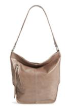 Hobo 'meredith' Leather Bucket Bag - Grey
