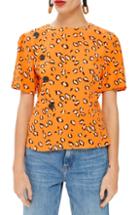 Women's 1.state Split Neck Foulard Dobby Blouse - White