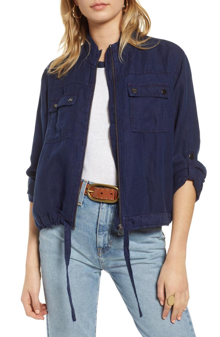 Women's Treasure & Bond Linen Blend Field Jacket