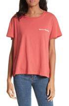 Women's Rag & Bone/jean Have A Nice Day Tee, Size - Red