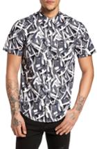 Men's The Rail Short Sleeve Print Poplin Shirt