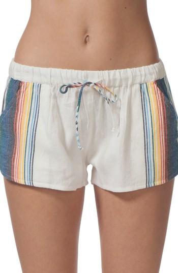Women's Rip Curl Beach Bazaar Cotton Shorts - White