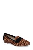 Women's Vince Camuto Elroy 2 Genuine Calf Hair Penny Loafer .5 M - Brown
