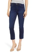 Women's Wit & Wisdom Studded High Waist Straight Leg Jeans - Blue