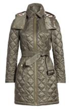 Women's Burberry Baughton Quilted Coat - Grey