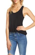 Women's 1.state Crochet Racerback Tank - Black