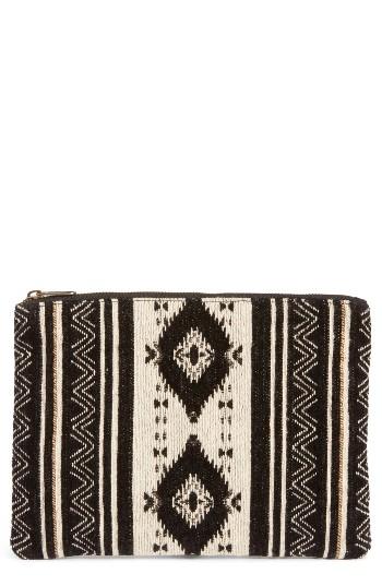 Amuse Society Monteray Woven Clutch - Black