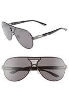 Men's Prive Revaux The Hitman 63mm Polarized Oversize Aviator Sunglasses - Black