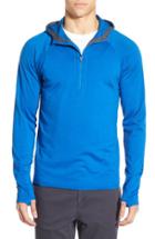 Men's Ibex 'indie' Merino Wool Half Zip Hoodie