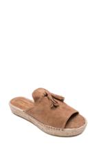 Women's Andre Assous Cameron Espadrille Slide Sandal M - Beige