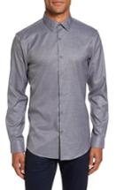 Men's Calibrate Slim Fit Non-iron Jaspe Sport Shirt