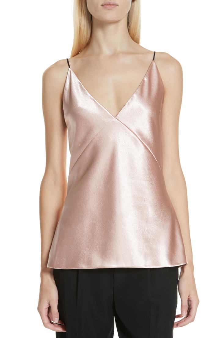 Women's Vince V-neck Bias Camisole - Pink