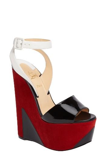 Women's Christian Louboutin Tromploia Platform Sandal