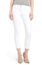 Women's Hudson Jeans Colette Step Hem Skinny Jeans - White