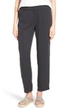 Women's Eileen Fisher Tapered Ankle Trousers, Size - Grey